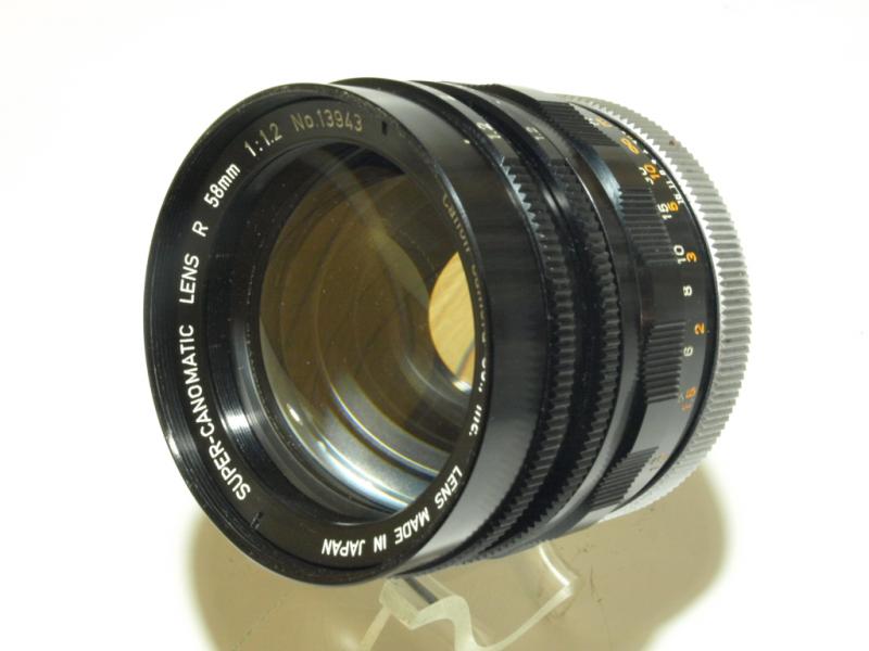 価格は安く Canon Canonflex RM レンズ R 58mm 1.2 | www.barkat.tv