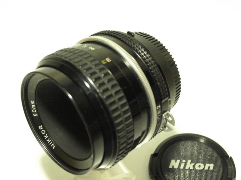 新品級 ニコン AI-S 50mm f1.4 MF フード HS-9 Y435-
