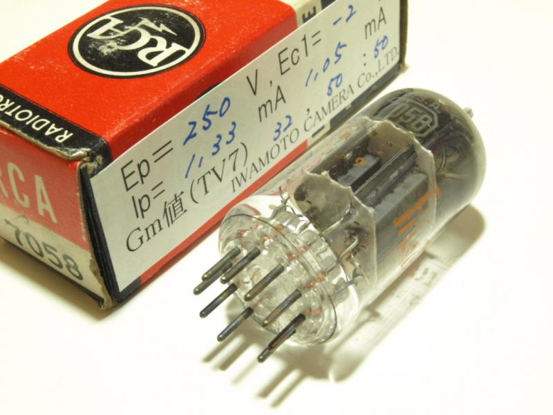 カメラのいわもと：真空管 12AX7、ECC83、同等管、類似管商品在庫一覧